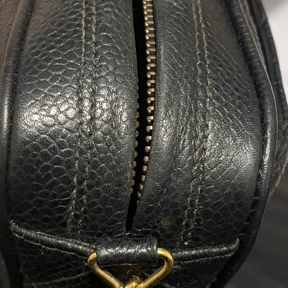 SOLD Vintage Small Chanel Black Caviar Camera Bag - Picture 15 of 16
